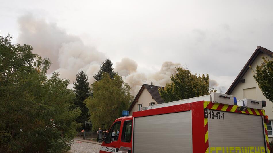 Waldbrand in Südbrandenburg