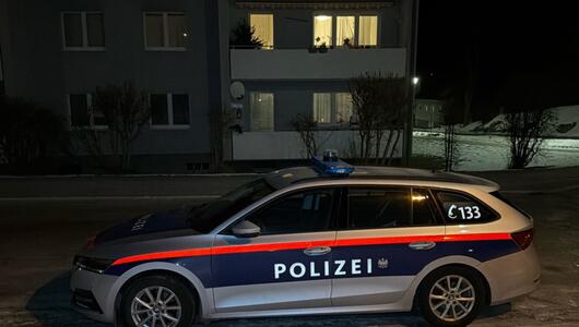 Die Polizei am Tatort