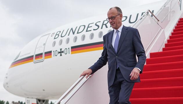 Bundeskanzler Merz reist nach Paris und Warschau