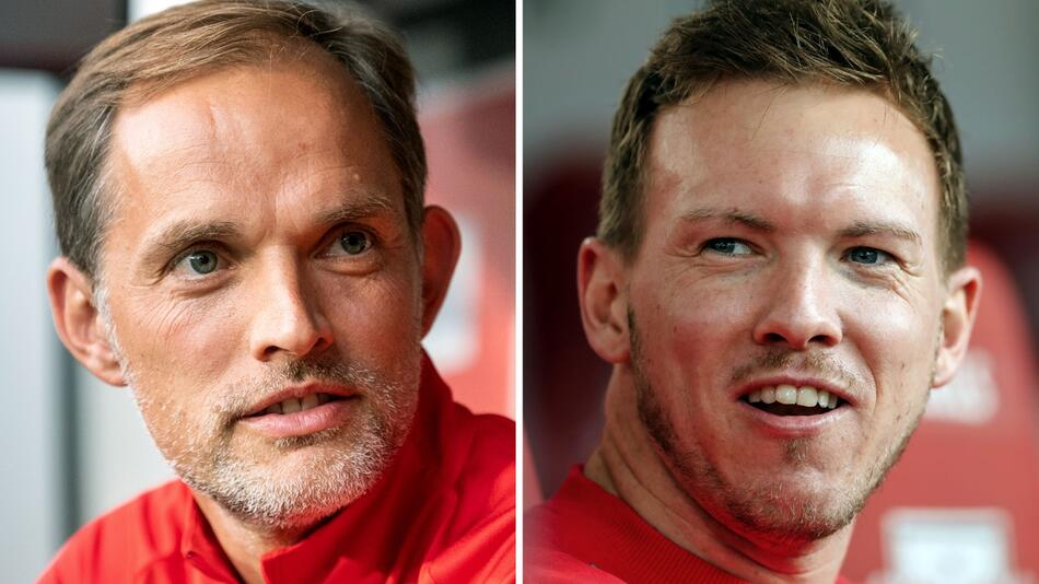 Fußball-Trainer Tuchel und Nagelsmann