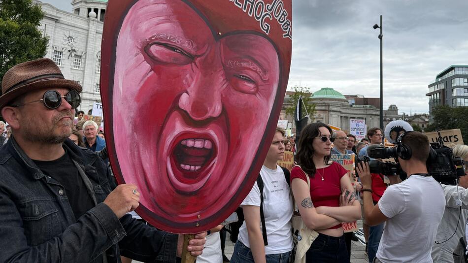 Anti-Trump-Proteste in Schottland - Aberdeen