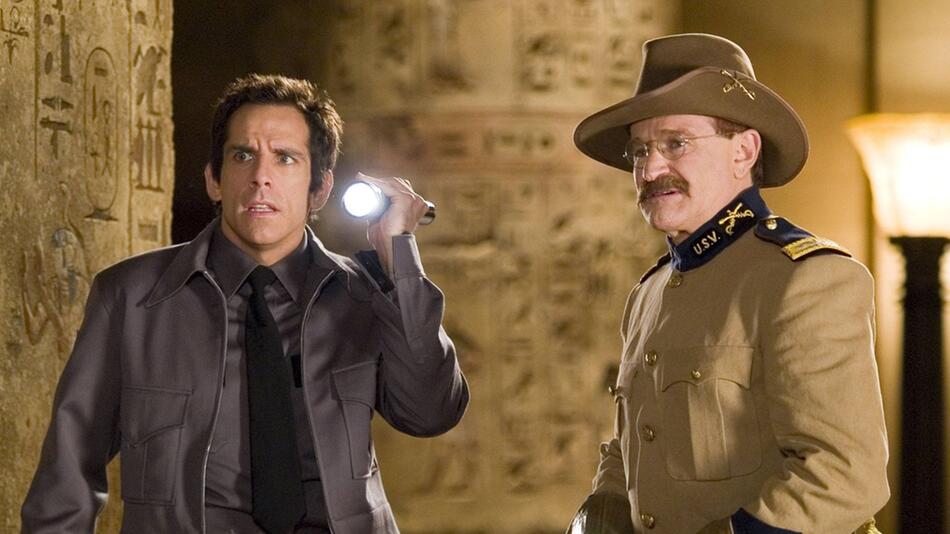 Der verstorbene Robin Williams (r.) und Ben Stiller in "Nachts im Museum".