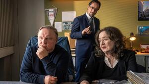 Axel Prahl (l.) und Jan Josef Liefers müssen im "Tatort" künftig ohne ihre Kollegin Mechthild ...