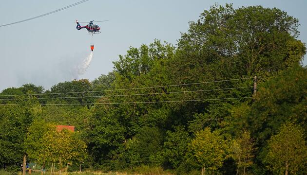 Die Nachlöscharbeiten in der Lobau daueren am Mittwoch an