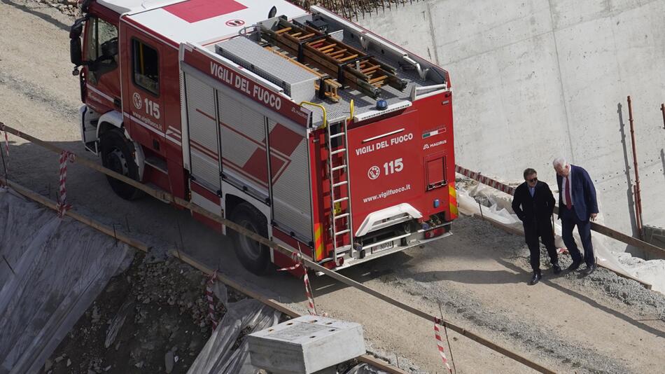 Baustelle in Florenz eingestürzt