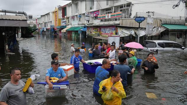 Überschwemmungen in Bangkok