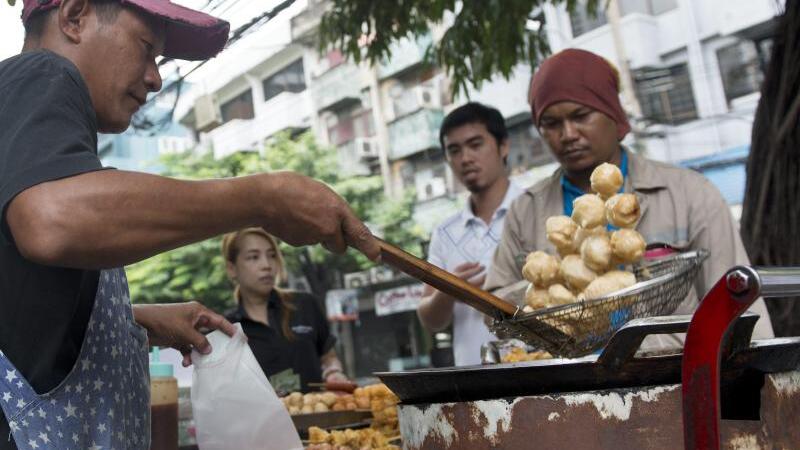 Straßenküchen in Bangkok