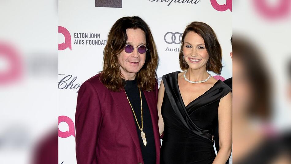 Lisa Stelly mit ihrem ehemaligen Schwiegervater Ozzy Osbourne.