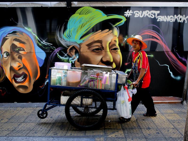 Straßenküchen in Bangkok