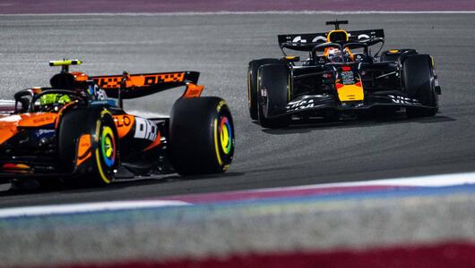 Max Verstappen und Lando Norris.
