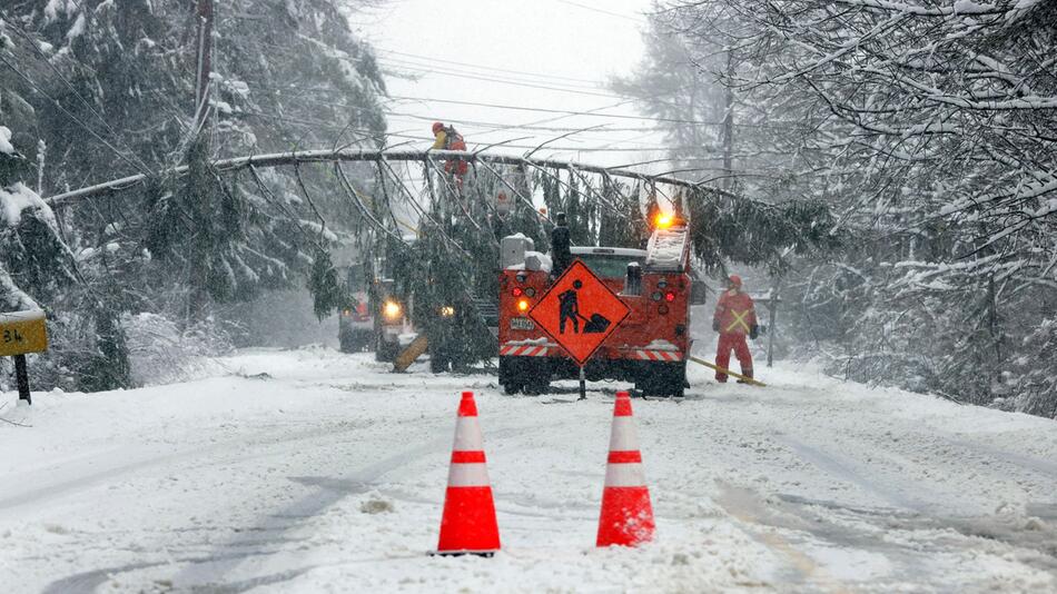 Schnee in USA