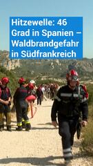 Hitzewelle: 46 Grad in Spanien – Waldbrandgefahr in Südfrankreich