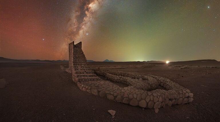 Stairway to Heaven, Wüste, Milchstraße