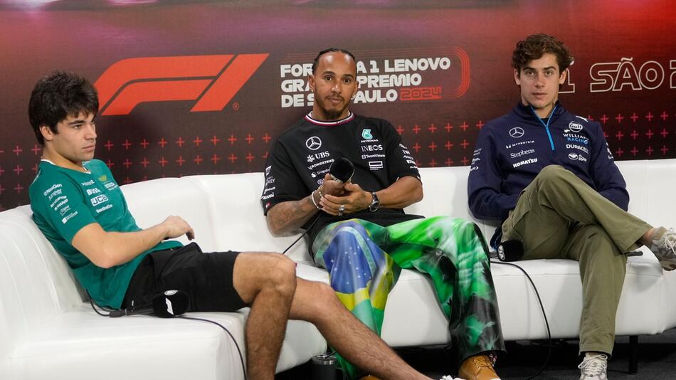 Lewis Hamilton und Franco Colapinto