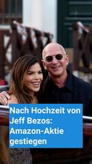 Nach Hochzeit von Jeff Bezos: Amazon-Aktie steigt