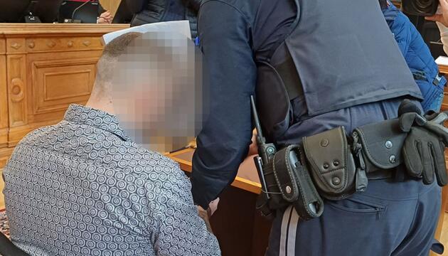 Der Angeklagte vor Gericht