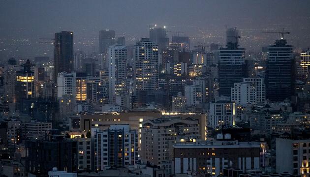 Abendstimmung in Teheran