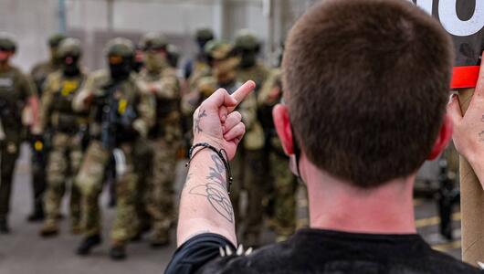 ICE, Demonstrationen, Aktivisten, Haftstrafen, Meinungsfreiheit, USA