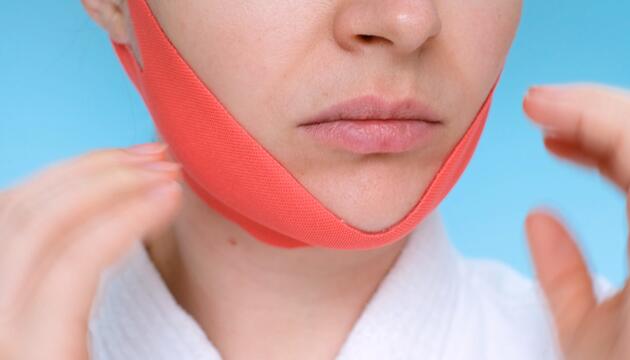 Gesichtsformungsbänder: Dermatologinnen warnen vor falschen Hoffnungen