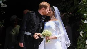 Prinz Harry und Herzogin Meghan an ihrem Hochzeitstag im Mai 2018.