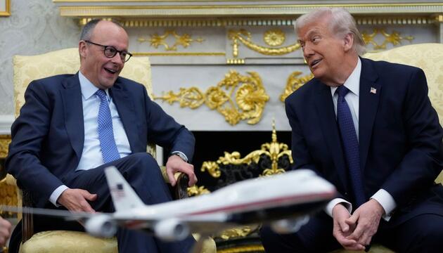 US-Präsident Trump empfängt Bundeskanzler Merz