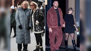 Donna Kelce und Andrea Swift (waren ohne ihre berühmten Kinder unterwegs.