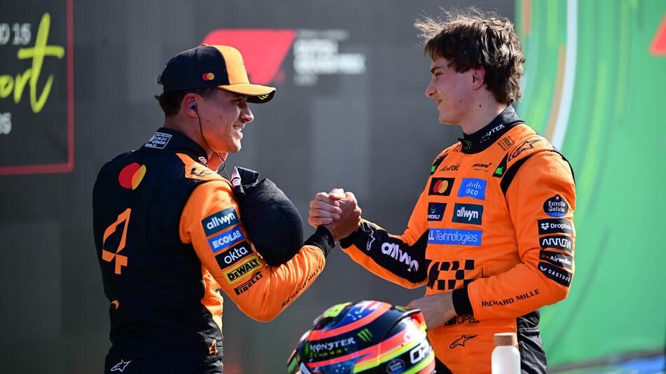 Lando Norris (links) und Oscar Piastri