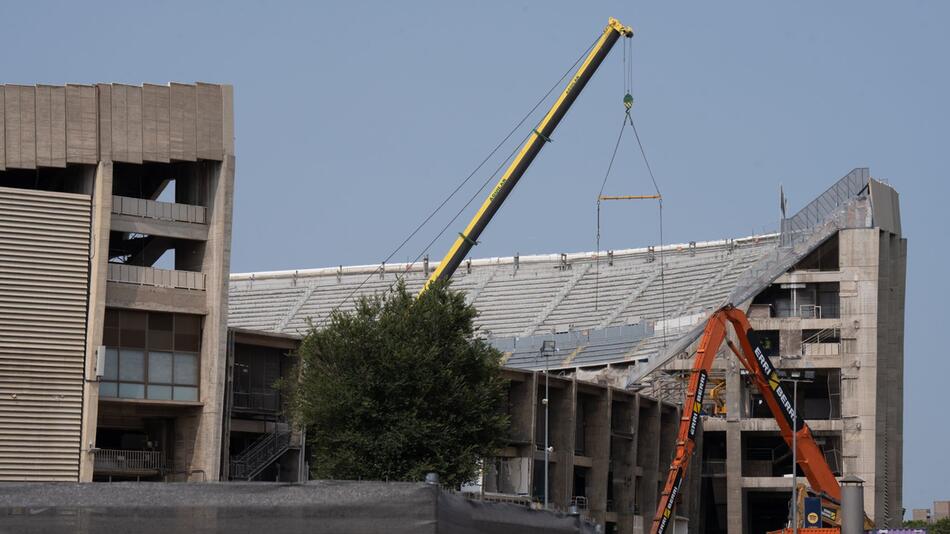 Bauarbeiten am Camp Nou-Stadion