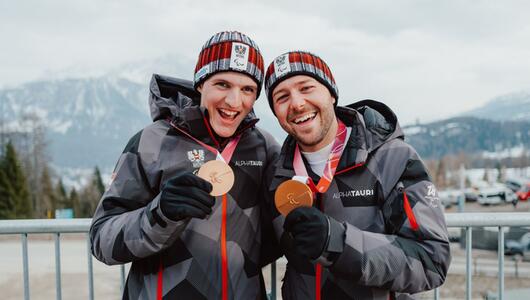 Nächste Medaille für Aigner und Guide Haberl