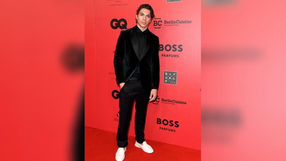 Elias Becker bei der Verleihung der GQ Awards "Men of the Year 2024" in Berlin.