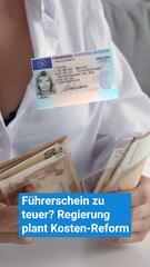 Führerschein viel zu teuer? Regierung plant Kosten-Reform