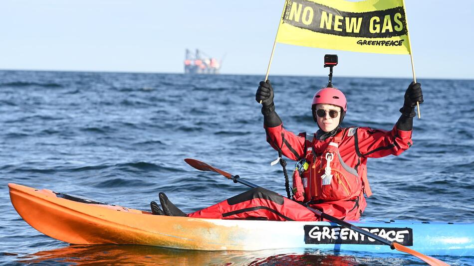 Greenpeace-Aktion auf der Nordsee