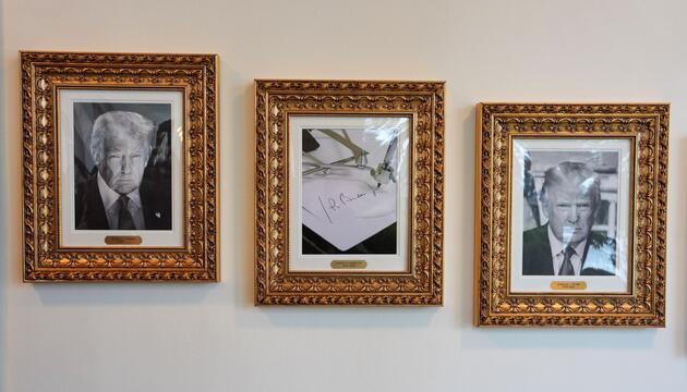 "The Presidential Walk of Fame" im White House