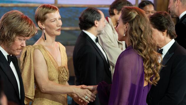 Herzliche Begegnung zwischen Sandra Hüller und Prinzessin Kate bei der "Digger"-Weltpremiere in ...