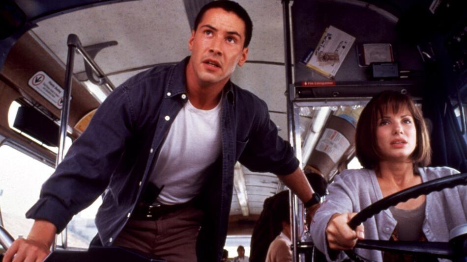 Keanu Reeves und Sandra Bullock drückten 1994 aufs Action-Gaspedal.