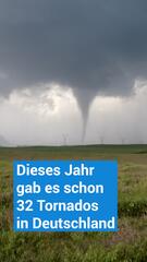 Dieses Jahr gab es schon 32 Tornados in Deutschland