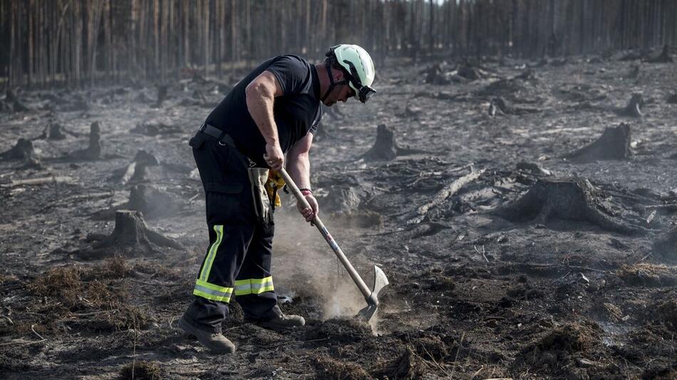 Waldbrand auf der Saalfelder Höhe: Größter Einsatz seit 30 Jahren