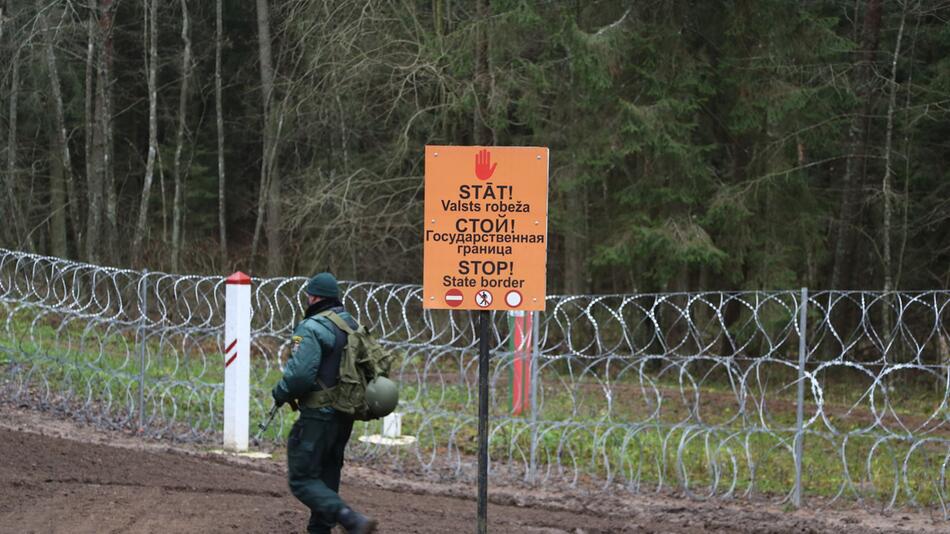 Lettisch - belarussische Grenze