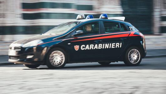 Auto der italienischen Polizei