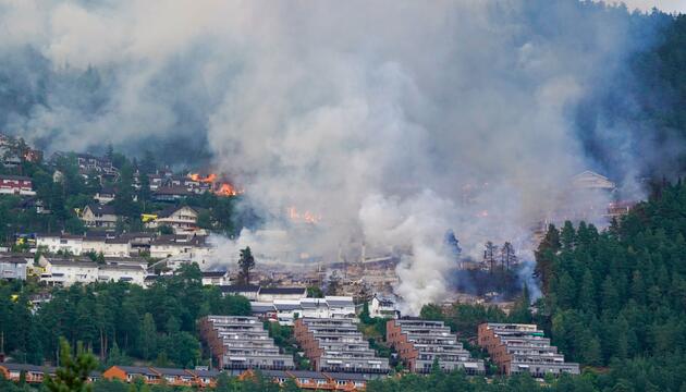 Brand in Drammen