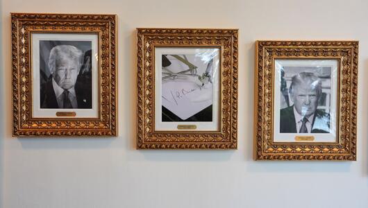 "The Presidential Walk of Fame" im White House