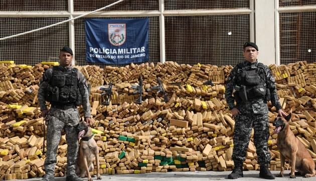 Rekordfund in Rio: Fast 50 Tonnen Marihuana