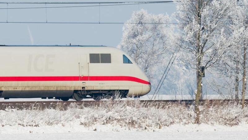 Deutschen Bahn im Winter