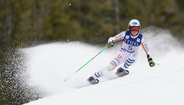 Kira Weidle-Winkelmann im März 2025 beim Super-G in Sun Valley, USA.