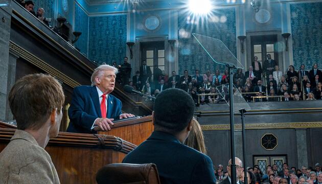 Donald Trump im Kapitol