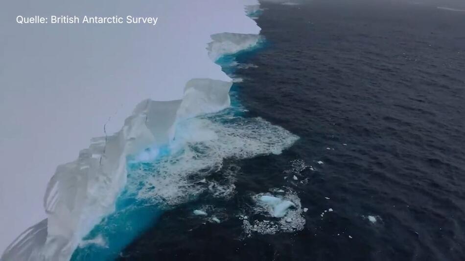 Nördlich der Antarktis: Weltgrößter Eisberg läuft auf Grund