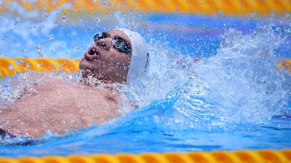 Jewgeni Rylow schwimmt bei den russischen Meisterschaften.