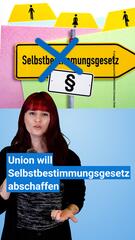 Die Union will das Selbstbestimmungsgesetz abschaffen