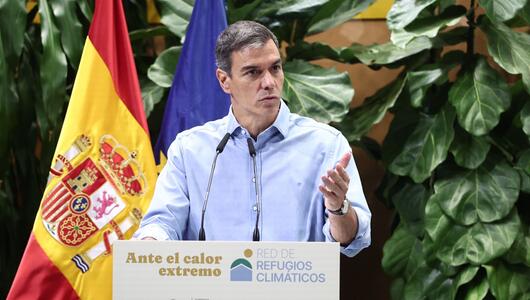 Sánchez stellt das „Climate Refuge Network“ vor