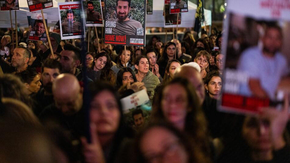 Nahostkonflikt - Demonstration in Tel Aviv